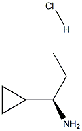 (1R)-1-CYCLOPROPYLPROPAN-1-AMINE HYDROCHLORIDE Structure