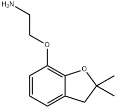 2-(2,2-Dimethyl-2,3-dihydro-benzofuran-7-yloxy)-ethylamine 구조식 이미지