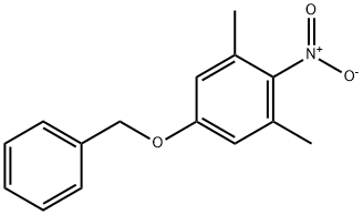 Benzene, 1,3-dimethyl-2-nitro-5-(phenylmethoxy)- 구조식 이미지