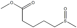 methyl 5-(methylsulfinyl)pentanoate Structure