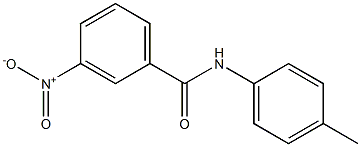 N-(4-methylphenyl)-3-nitrobenzamide Structure