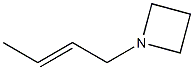 1-(but-2-en-1-yl)azetidine Structure