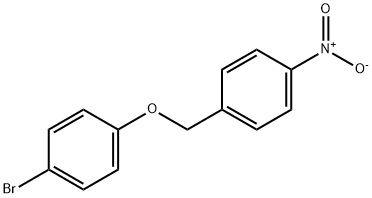 Benzene, 1-bromo-4-[(4-nitrophenyl)methoxy]- Structure