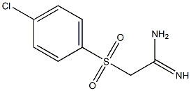 2-(4-chlorophenylsulfonyl)acetamidine Structure