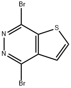 Thieno[2,3-d]pyridazine, 4,7-dibromo- Structure