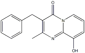 3-benzyl-9-hydroxy-2-methyl-4H-pyrido[1,2-a]pyrimidin-4-one Structure