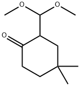 Cyclohexanone, 2-(dimethoxymethyl)-4,4-dimethyl- 구조식 이미지