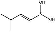Boronic acid, [(1E)-3-methyl-1-butenyl]- (9CI) Structure