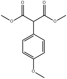 диметил 2-(4-метоксифенил)малонат структурированное изображение