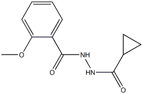 N'-(cyclopropylcarbonyl)-2-methoxybenzohydrazide 구조식 이미지