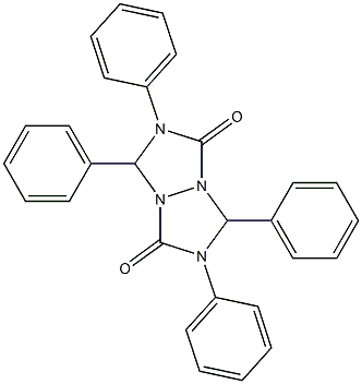 2,3,6,7-tetraphenyl-hexahydro-[1,2,4]triazolo[1,2-a][1,2,4]triazole-1,5-dione 구조식 이미지