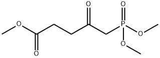 Pentanoic acid, 5-(dimethoxyphosphinyl)-4-oxo-, methyl ester Structure