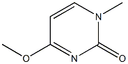 4-methoxy-1-methyl-1,2-dihydropyrimidin-2-one Structure