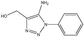 (5-amino-1-phenyl-1H-1,2,3-triazol-4-yl)methanol 구조식 이미지