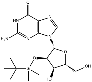 2'-O-(tert-butyl-dimethyl-silanyl)-guanosine Structure