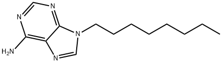 9H-Purin-6-amine, 9-octyl- Structure