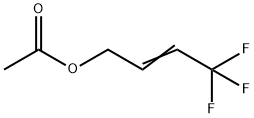 2-Buten-1-ol, 4,4,4-trifluoro-, 1-acetate Structure