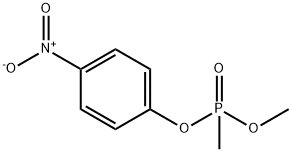 Methyl (4-Nitrophenyl) Methylphosphonate 구조식 이미지