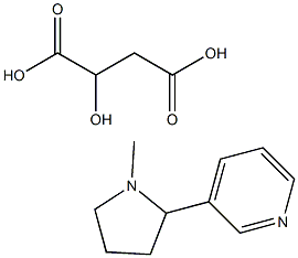 nicotine malate Structure