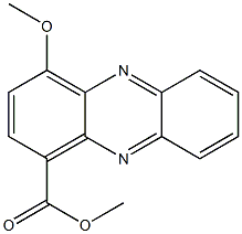 methyl 4-methoxy-1-phenazinecarboxylate Structure