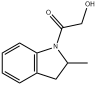 2-hydroxy-1-(2-methyl-2,3-dihydro-1H-indol-1-yl)ethan-1-one Structure