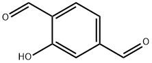 2-Hydroxy-benzene-1,4-dicarbaldehyde 구조식 이미지
