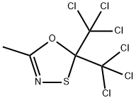 2,2-bis(trichloromethyl)-5-methyl-1,3,4-oxathiazole Structure