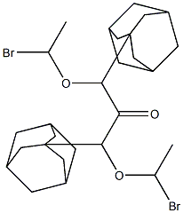 1-Bromo-3-adamantyl(ethoxymethyl) ketone Structure