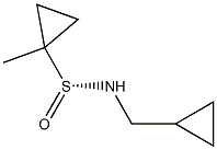 (E)-N-(cyclopropylmethylene)-2-methylpropane-2-sulfonamide 구조식 이미지