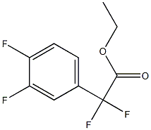 Ethyl-2,2-difluoro-2-(3,4-difluorophenyl)acetate Structure