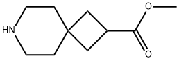 7-Azaspiro[3.5]nonane-2-carboxylic acid, methyl ester Structure