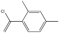 1-(1-chlorovinyl)-2,4-dimethylbenzene 구조식 이미지