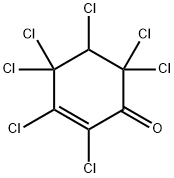 2-Cyclohexen-1-one, 2,3,4,4,5,6,6-heptachloro- Structure