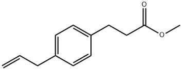 Methyl 3-(4-allylphenyl)propanoate Structure