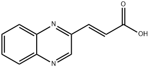 (E)-3-(quinoxalin-3-yl)acrylic acid 구조식 이미지