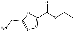 ethyl 2-(aminomethyl)oxazole-5-carboxylate 구조식 이미지