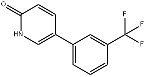 2-Hydroxy-5-(3-trifluoromethylphenyl)pyridine Structure