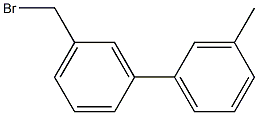 1-(bromomethyl)-3-(3-methylphenyl)benzene Structure