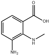 3-amino-2-(methylamino)benzoic acid Structure