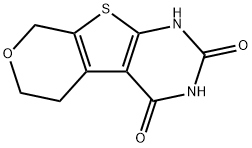 5,8-dihydro-6H-pyrano[4',3':4,5]thieno[2,3-d]pyrimidine-2,4-diol Structure