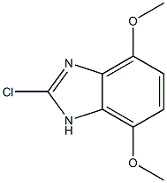 2-chloro-4,7-dimethoxy-1H-benzo[d]imidazole 구조식 이미지