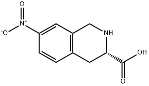 (3S)-7-nitro-1,2,3,4-tetrahydroisoquinoline-3-carboxylic acid Structure