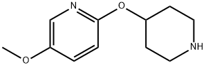 5-methoxy-2-(piperidin-4-yloxy)pyridine 구조식 이미지