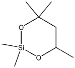 2,2,4,4,6-Pentamethyl-1,3-dioxa-2-silacyclohexane 구조식 이미지