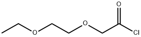 Acetyl chloride, 2-(2-ethoxyethoxy)- 구조식 이미지
