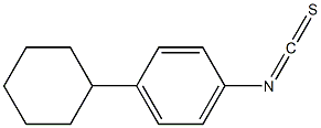 1-cyclohexyl-4-isothiocyanato-benzene 구조식 이미지