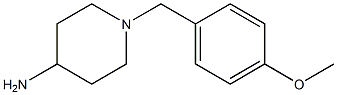 1-[(4-methoxyphenyl)methyl]piperidin-4-amine 구조식 이미지