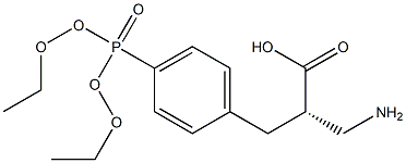 (S)-3-amino-2-(4-(diethoxyphosphoryl)benzyl)propanoicacid Structure