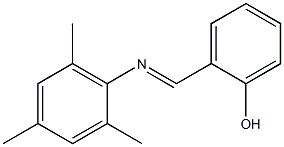 2-[(1E)-[(2,4,6-trimethylphenyl)imino]methyl]phenol Structure