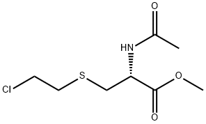 N-Acetyl-S-2-Chloroethyl-L-Cysteine Methyl Ester Structure